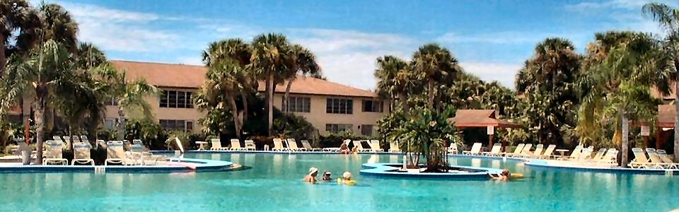Der drittgrösste Swimming Pool von FLORIDA ist 140 Meter von Ihrer Ferienwohnung entfernt.